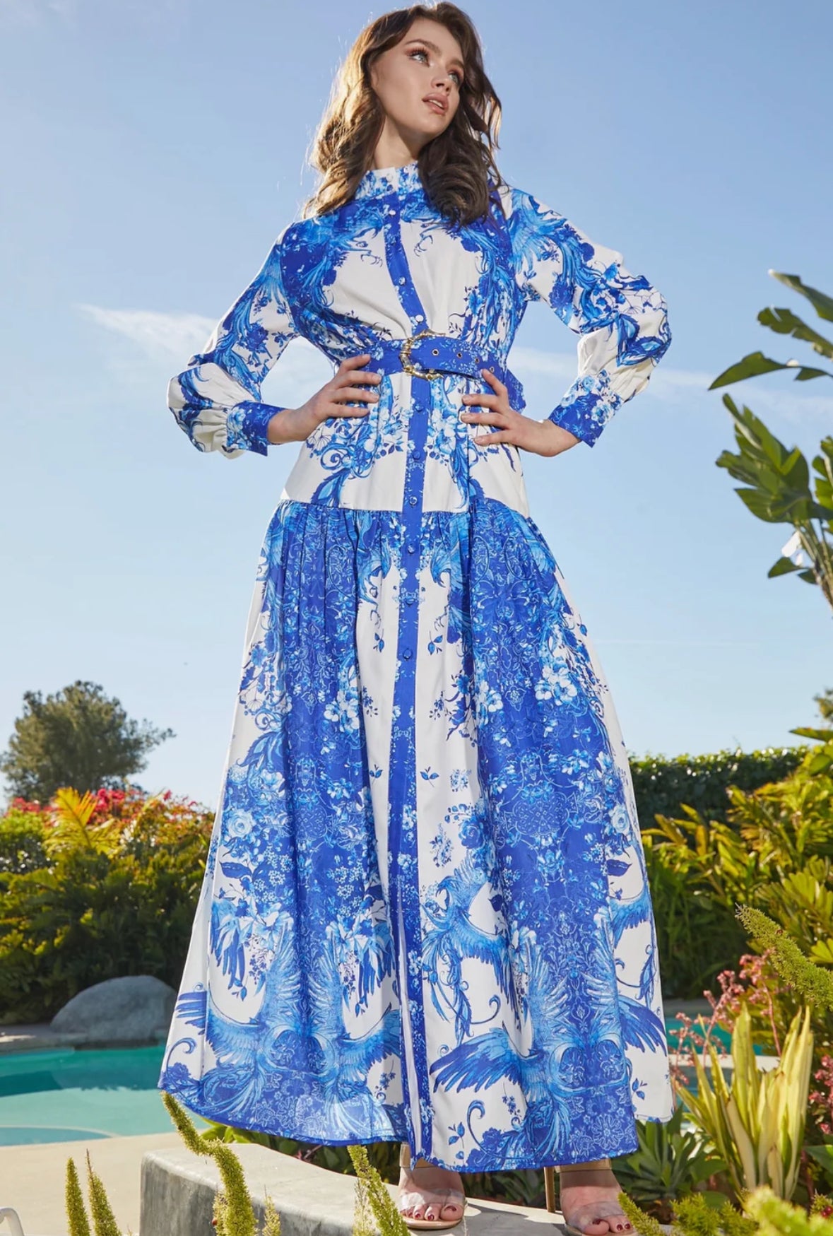 LONG SLEEVES MAXI DRESS