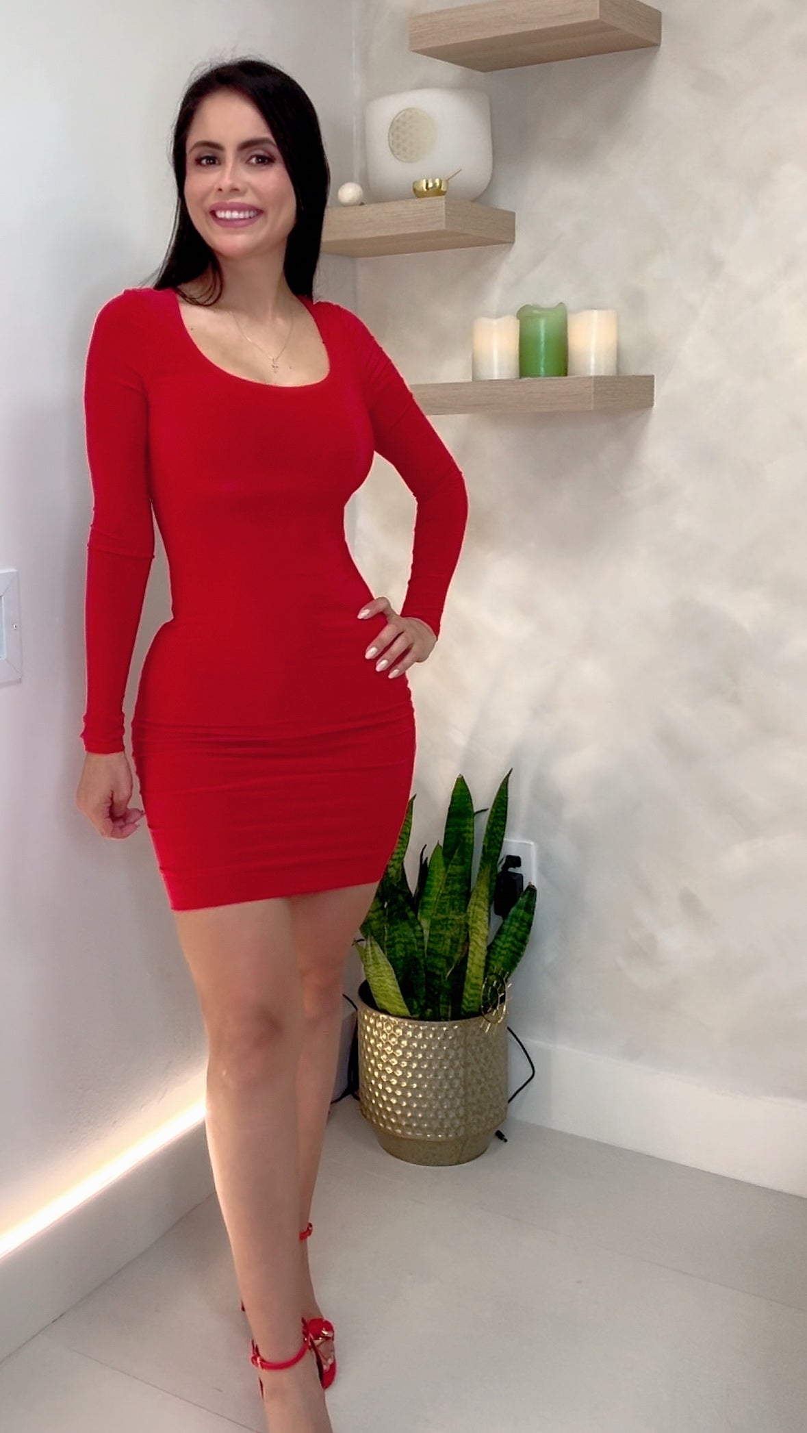 Lady in Red Dress