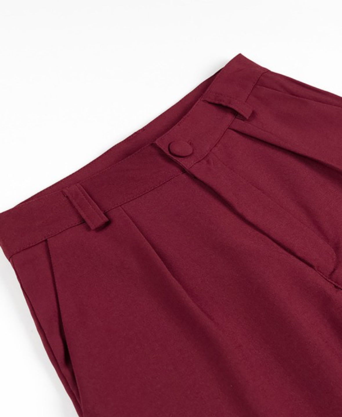 V-neck Button-up Blazer Straight Pants