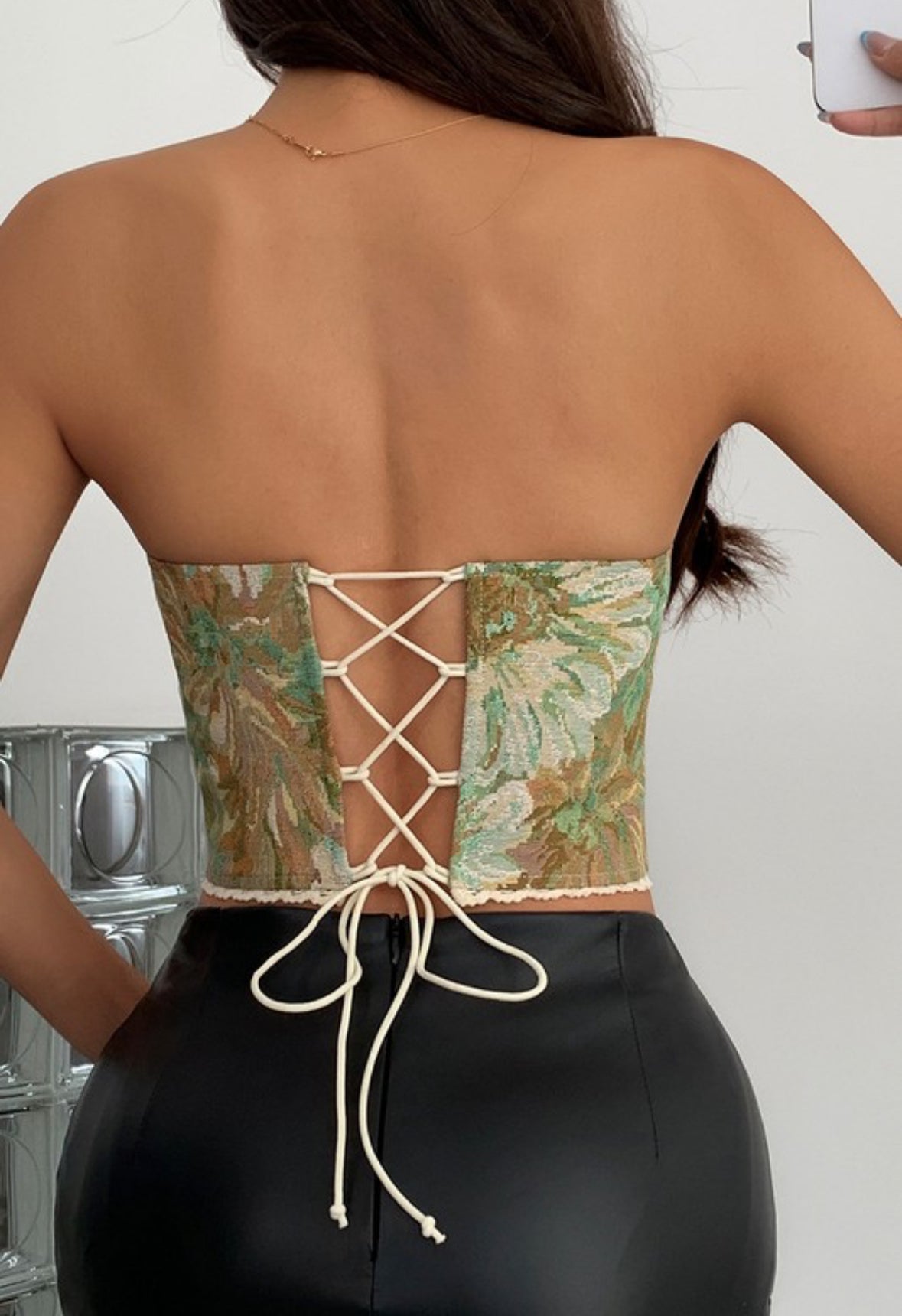 Floral Corset Top