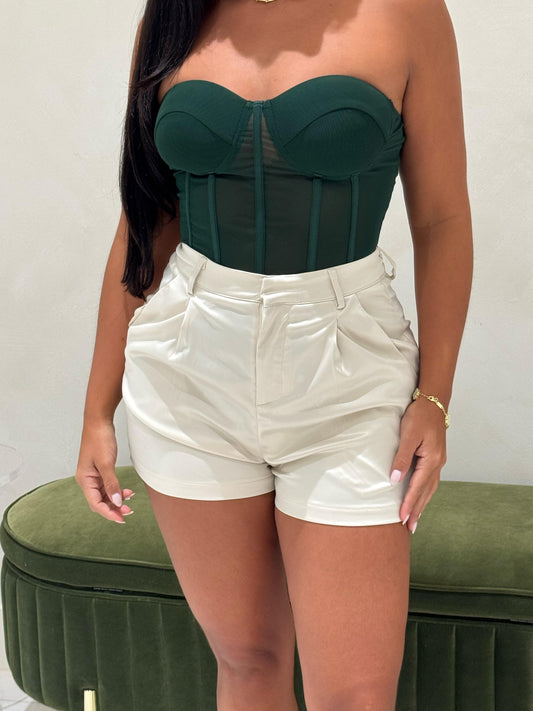 Glamour Green Corset